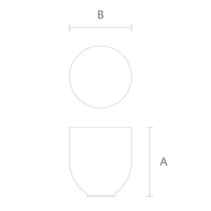 Rounded cup bun feet for furniture